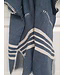 kinder strandponcho hamam navy