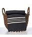 hamamdoek Krem Sultan XXL black 220x170cm