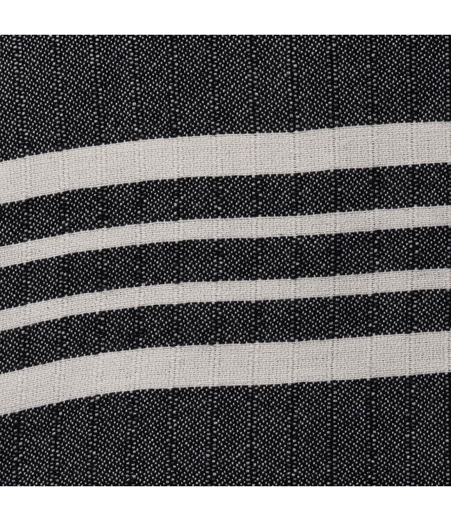 hamamdoek Krem Sultan XXL black 220x170cm