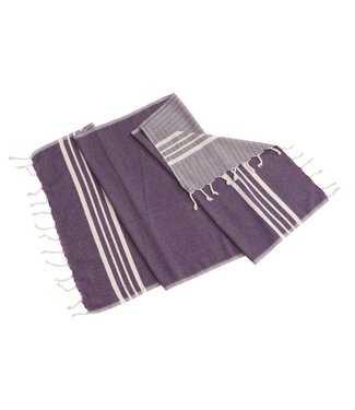 Lalay gastendoek Krem Sultan dark purple