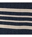 gastendoek Krem Sultan navy 30x50cm