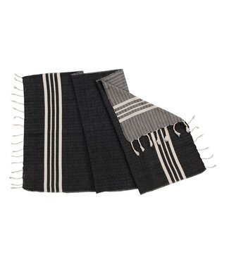 Lalay gastendoek Krem Sultan black