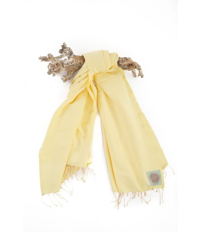 hamamdoek Honeycomb yellow 200x100cm