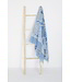 hamamdoek Hello Summer blue 175x100cm