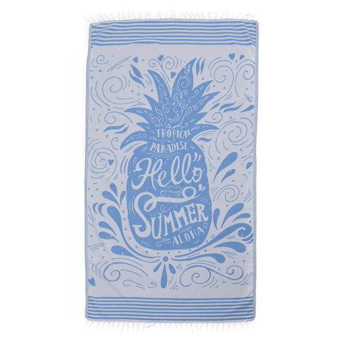 Call it Fouta! hamamdoek Hello Summer blue Call it Fouta! hamamdoek Hello Summer blue