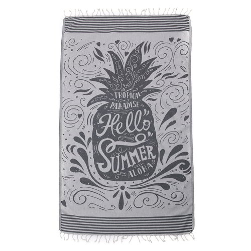 Call it Fouta! hamamdoek Hello Summer black Call it Fouta! hamamdoek Hello Summer black