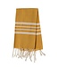 gastendoek Krem Sultan mustard yellow 30x50cm