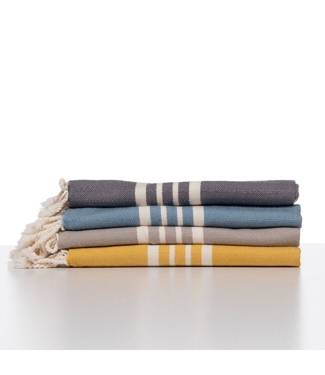 gastendoek Krem Sultan air blue 30x50cm