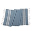 gastendoek Krem Sultan air blue 30x50cm
