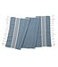 Lalay gastendoek Krem Sultan air blue