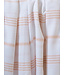 hamam strandlaken wit perzik 220x160cm