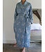 elegante kamerjas grijsblauw onesize