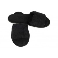 open sauna slippers zwart