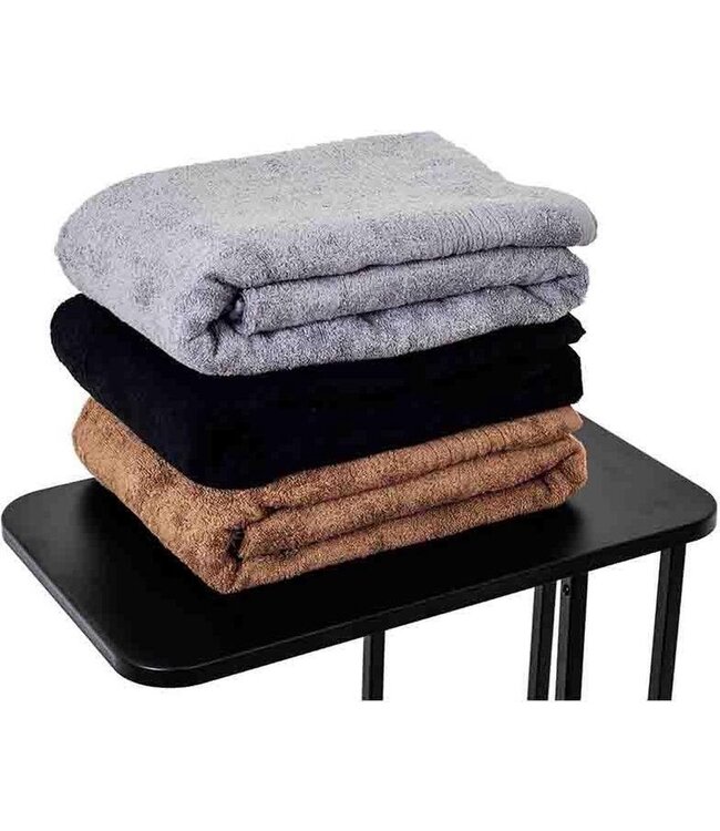 sauna handdoek xxl bruin 200x90cm