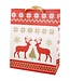 Cadeauverpakking - cadeautas kerst 26x32cm (leeg)
