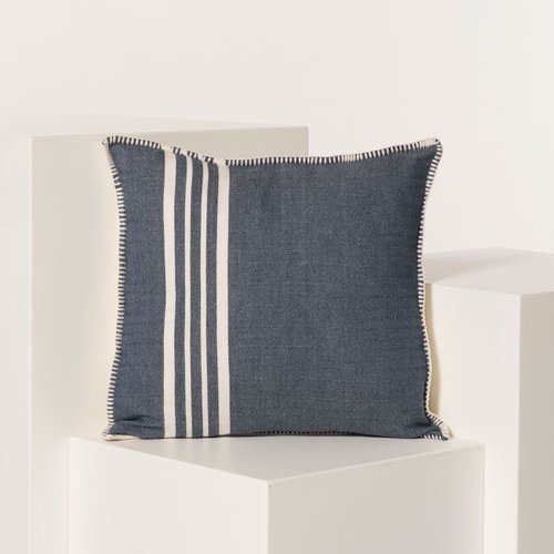 Lalay kussenhoes 40x40 Krem Sultan navy Lalay kussenhoes 40x40 Krem Sultan navy