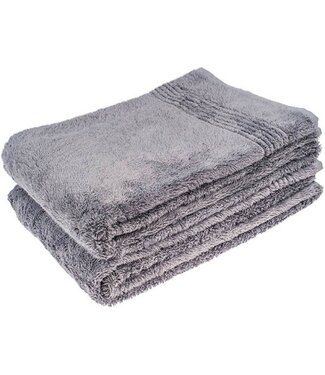 Hamams own bamboe sauna handdoek grijs 140x70cm