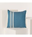 kussenhoes 40x40cm Krem Sultan petrol blue