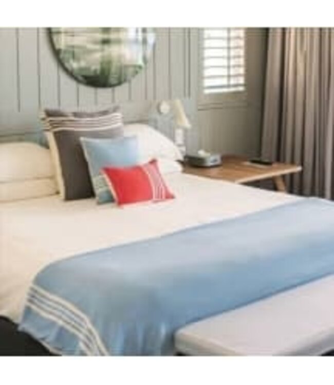 hamam plaid XXL Krem Sultan air blue 220x170cm