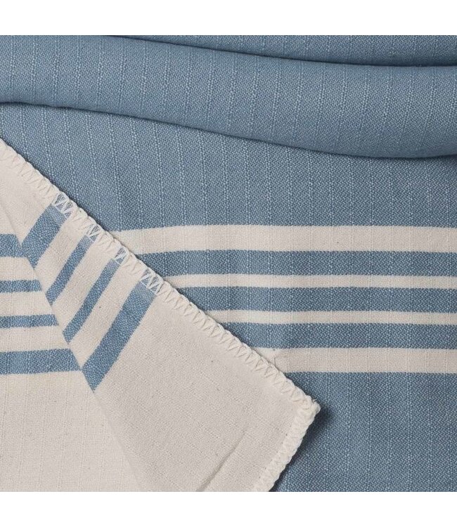 hamam plaid XXL Krem Sultan air blue 220x170cm