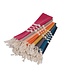 gastendoek Krem Sultan fuchsia 30x50cm