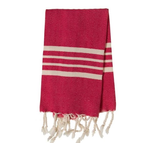 Lalay gastendoek Krem Sultan fuchsia Lalay gastendoek Krem Sultan fuchsia