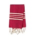 gastendoek Krem Sultan fuchsia 30x50cm