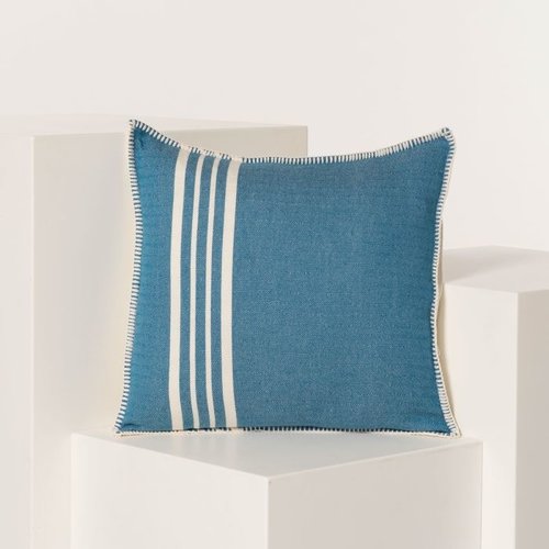 Lalay kussenhoes 50x50 Krem Sultan petrol blue Lalay kussenhoes 50x50 Krem Sultan petrol blue