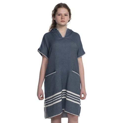 Lalay strandponcho Sultan navy