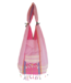 Kikoy beach bag pink