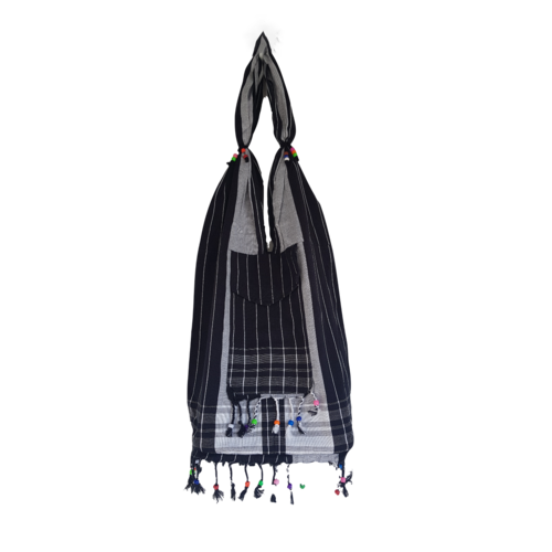 Hamams own Kikoy beach bag black Hamams own Kikoy beach bag black