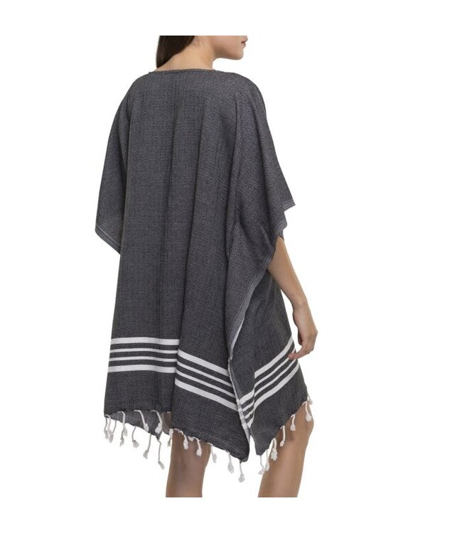 strandtuniek Sultan black onesize (L/XL)
