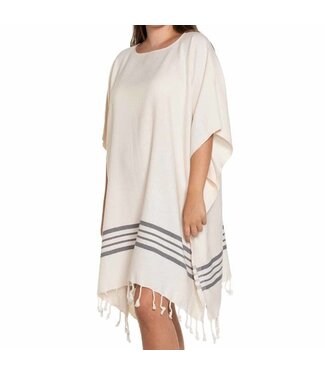 Lalay strandtuniek Sultan natural dark grey