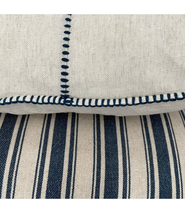 kussenhoes Karakiz 80x25cm navy