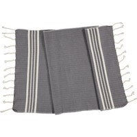 kleine hamamdoek Krem Sultan dark grey