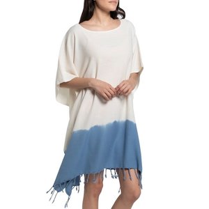 Lalay dip dye strandtuniek air blue