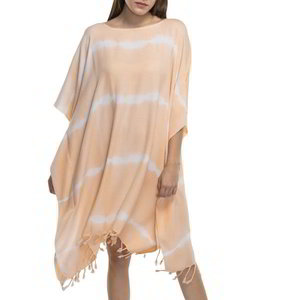 Lalay tie dye strandtuniek melon stripes