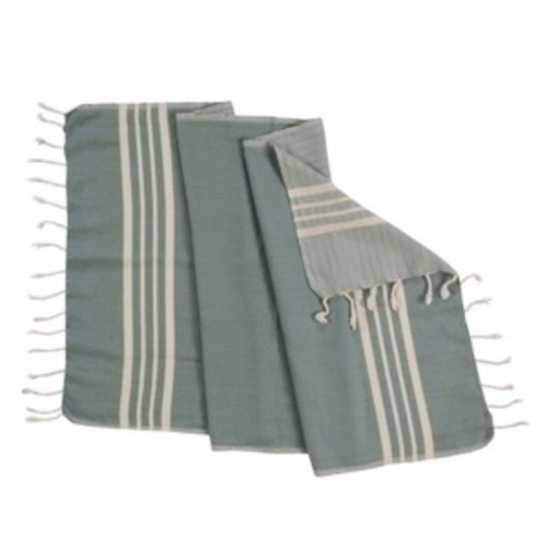 Lalay kleine hamamdoek Krem Sultan almond green Lalay kleine hamamdoek Krem Sultan almond green