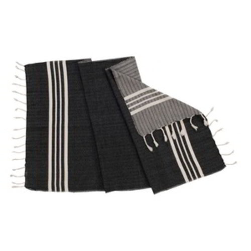 Lalay kleine hamamdoek Krem Sultan black Lalay kleine hamamdoek Krem Sultan black