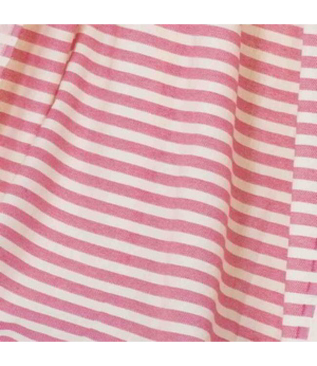 hamamdoek natural pink stripes 180x90cm