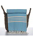 hamamdoek Krem Sultan XXL turquoise 220x170cm