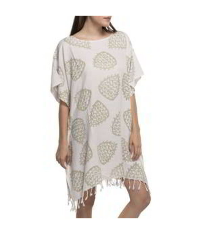 Lalay Boho strandtuniek greyish green