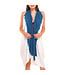 Lalay pareo tuniek tie dye petrol blue