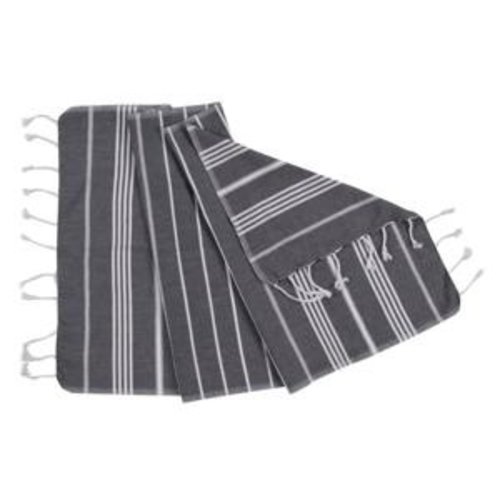 Lalay kleine hamamdoek Leyla black Lalay kleine hamamdoek Leyla black