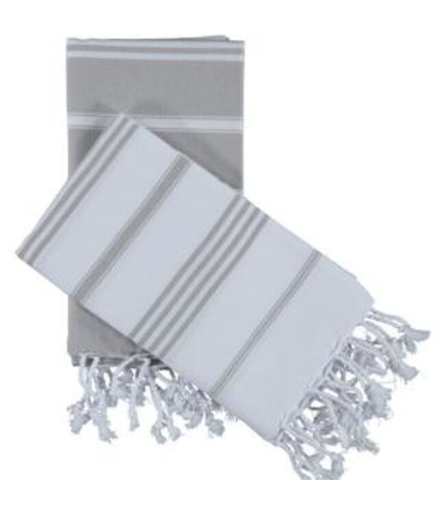 kleine hamamdoek Leyla taupe 100x50cm