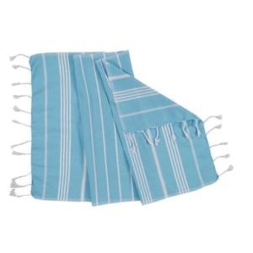Lalay kleine hamamdoek Leyla turquoise Lalay kleine hamamdoek Leyla turquoise