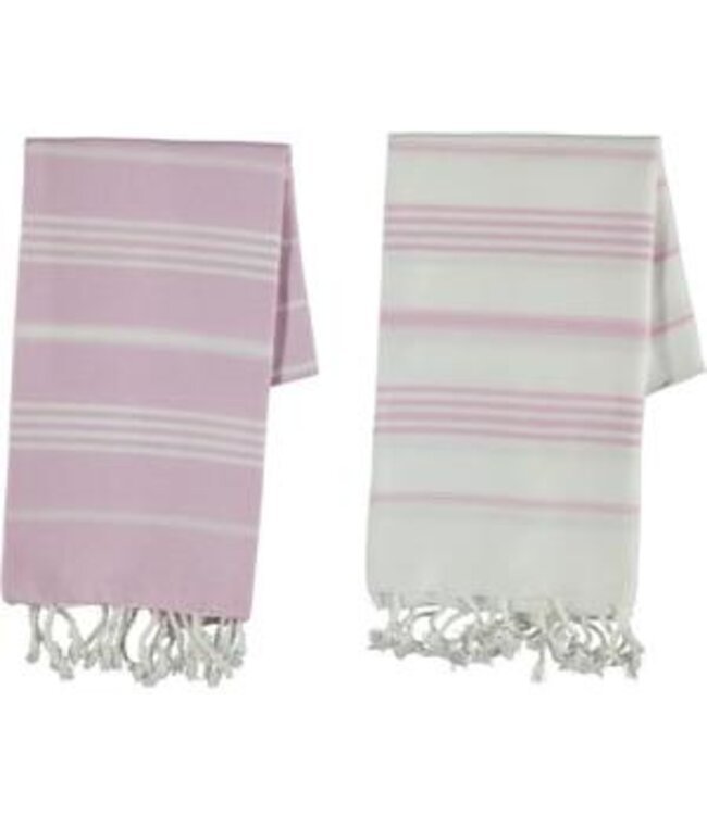 kleine hamamdoek Leyla pink 100x50cm