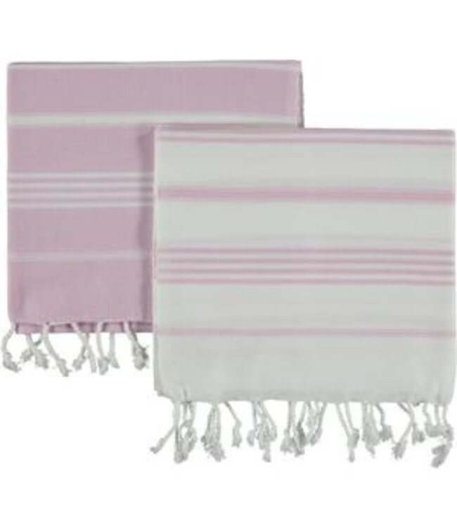 kleine hamamdoek Leyla pink 100x50cm
