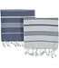 kleine hamamdoek Leyla royal blue 100x50cm
