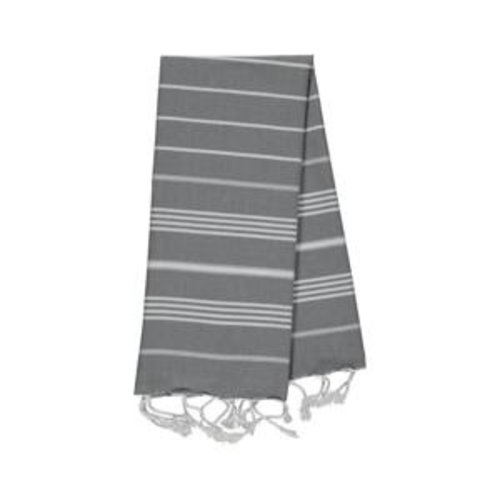Lalay kleine hamamdoek Leyla dark grey Lalay kleine hamamdoek Leyla dark grey